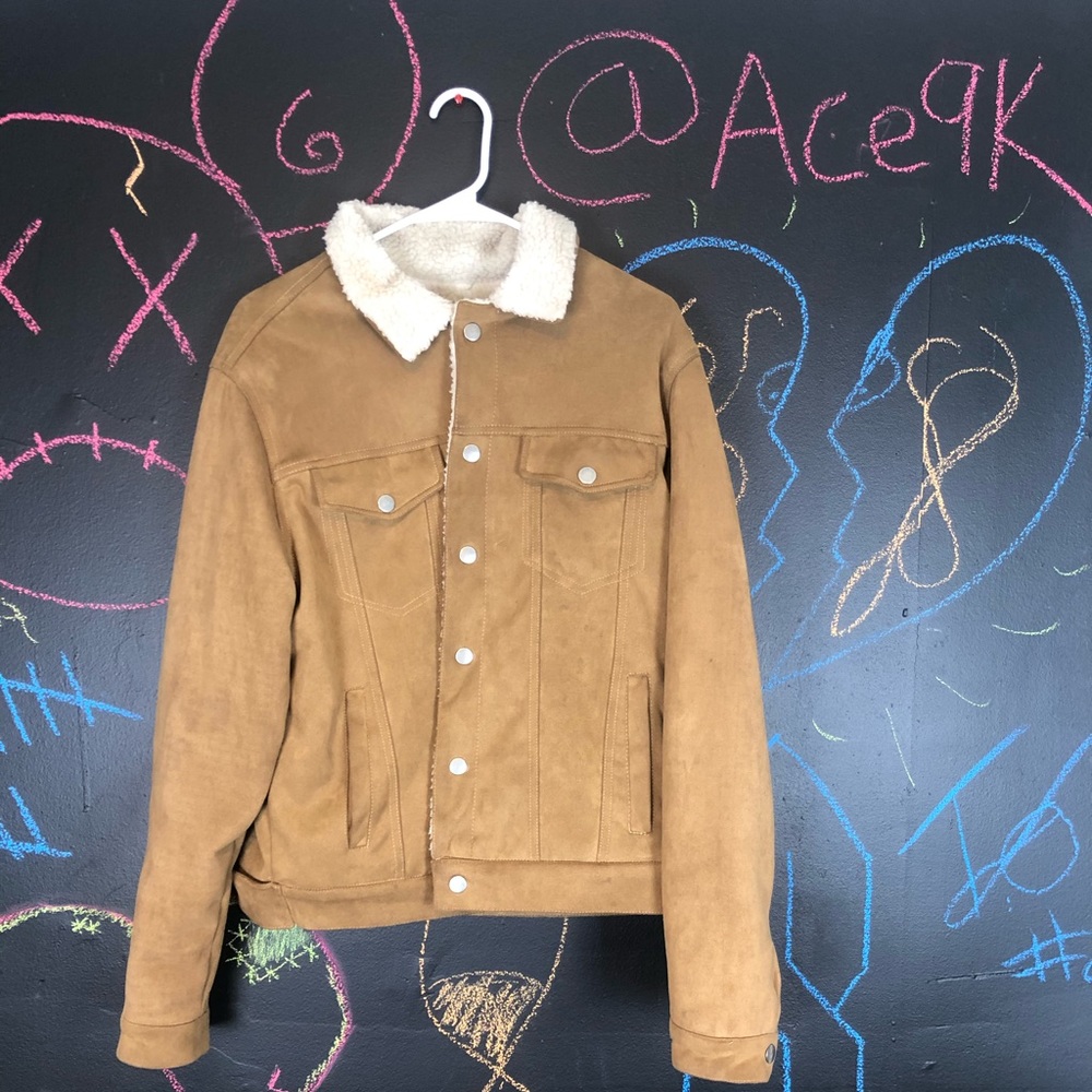 Chestnut suede jacket